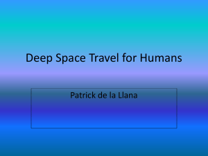 Deep Space Travel for Humans