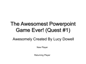 Practice RPG PowerPoint