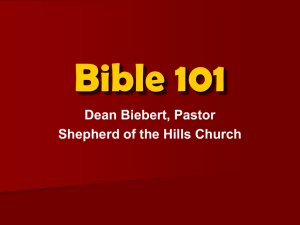 Bible 101 - Lesson 14