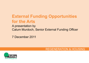 Item 13 - External Funding Opportunities Presentation
