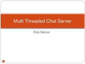 Multi Threaded Chat Server