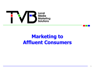 Marketing to Adults Affluent Consumers