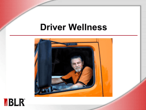 Driver Wellness