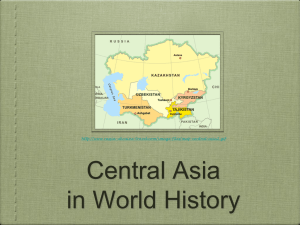 Literature: A Gateway into Central Asia