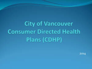 CDHP - City of Vancouver