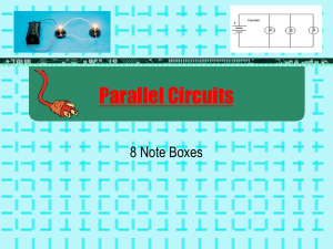Chapter 6 – Parallel Circuits