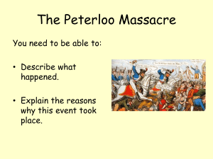 The Peterloo Massacre Mystery