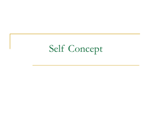 Self Concept - Coaching Speech