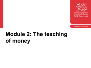 Manage money - Learning Wales