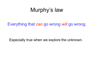 Murphy`s Law