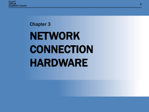 NETWORK CONNECTION HARDWARE