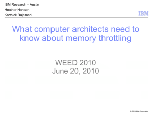 What Computer Architects Need to Know About Memory Throttling