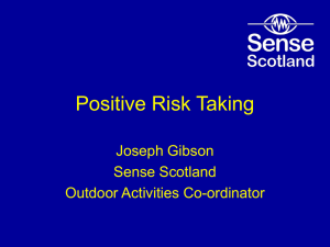 Positive Risk Taking