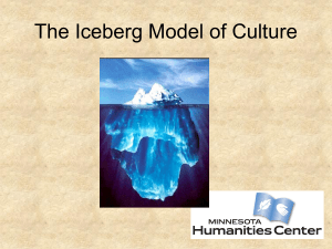 The Iceberg Model of Culture