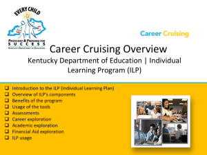 Individual Learning Program (ILP) - Kentucky Department of Education