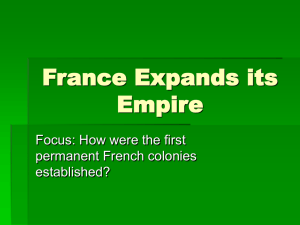 France Expands its Empire