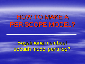 HOW TO MAKE A PERISCOPE MODEL?