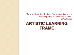 Artistic Learning and Personal meaning making frames