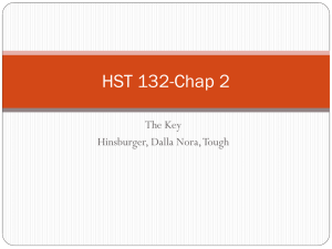 HST 132-Chap 2