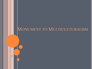 MONUMENT TO MULTICULTURALISM