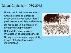 Is Capitalism good for our health?