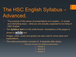 The-HSC-English-Syllabus-â