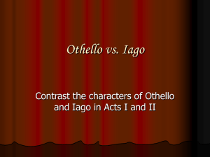 Othello vs. Iago