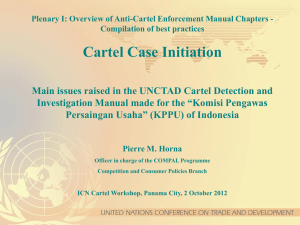 2. Cartel Case Initiation (cont