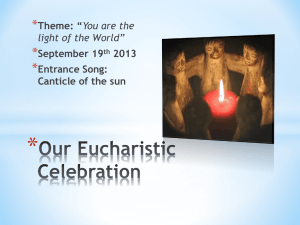 New School Year Mass (powerpoint)