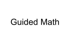 Guided Math - MamkSchools.org