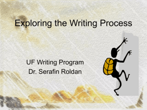 Exploring the Writing Process - srs