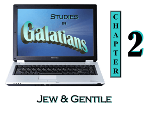 Galatians 2 - Sound Teaching