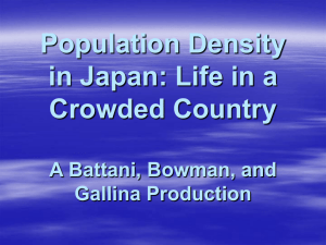 Population Density in Japan: Life in a Crowded Country A Battani