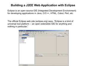 Building J2EE Web Applications with Eclipse