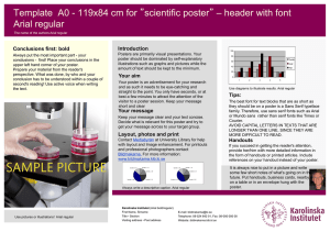 our A0 119x84cm poster template for MS