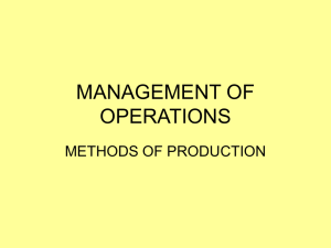 4. Methods of production