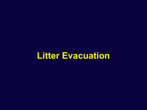 Litter Evacuation