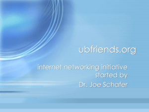 ubfriends PowerPoint presentation at a ubf staff