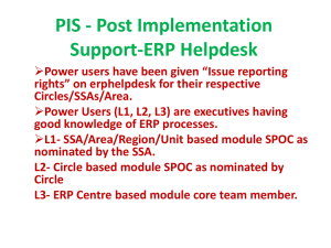 ERP Post Implementation Support