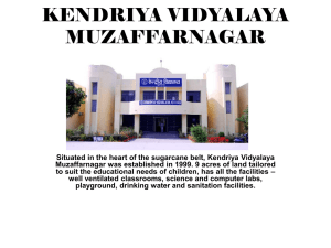 KENDRIYA VIDYALAYA MUZAFFARNAGAR