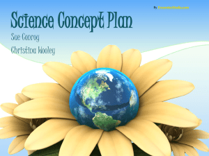 science concept plan & entrepreneurship