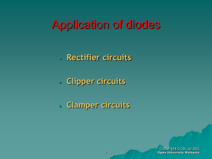Diode :- Clamper