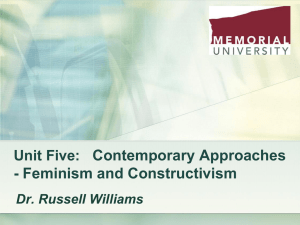 Constructivism and Feminism