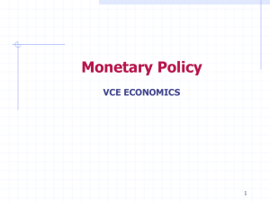 Monetary Policy Unit 3