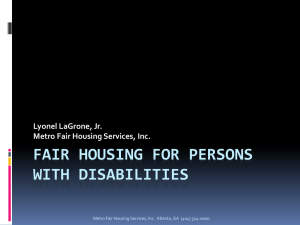 Fair Housing Responsibilities for Supportive Housing Managers
