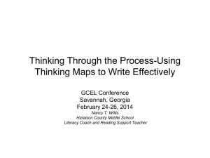 Thinking Through the Process-Using Thinking Maps to