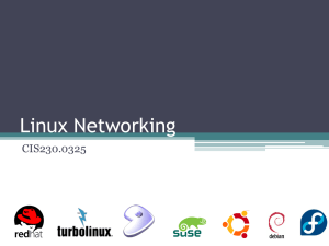 Linux Networking PowerPoint