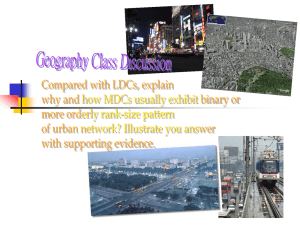 Geography Class Discussion Urban Primacy Question 3