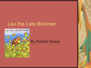 Leo the Late Bloomer - What do I believe