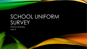 School uniform Survey